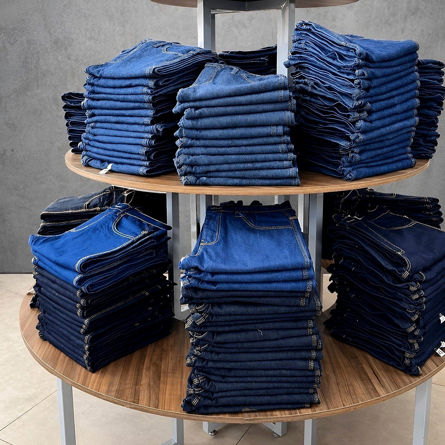 Kit com 4 Calça Jeans Elastano Trabalho