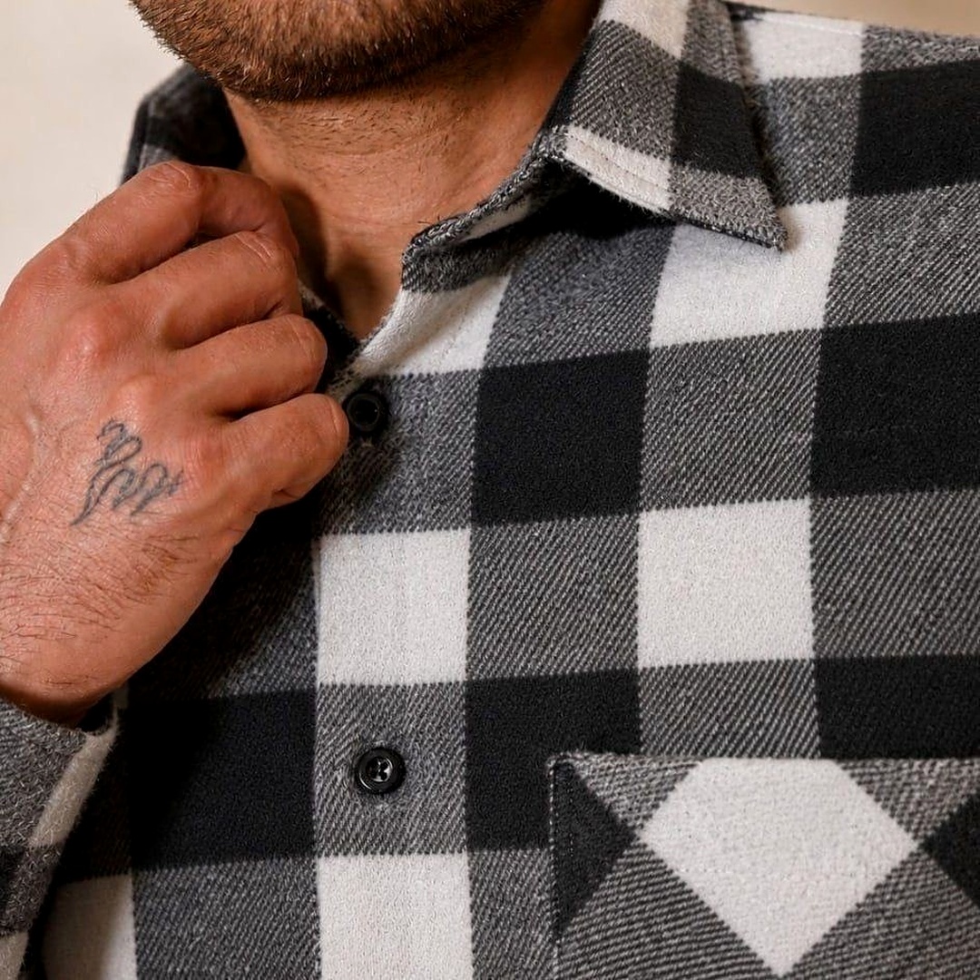 Camisa Xadrez Flanela Blusa Manga Longa