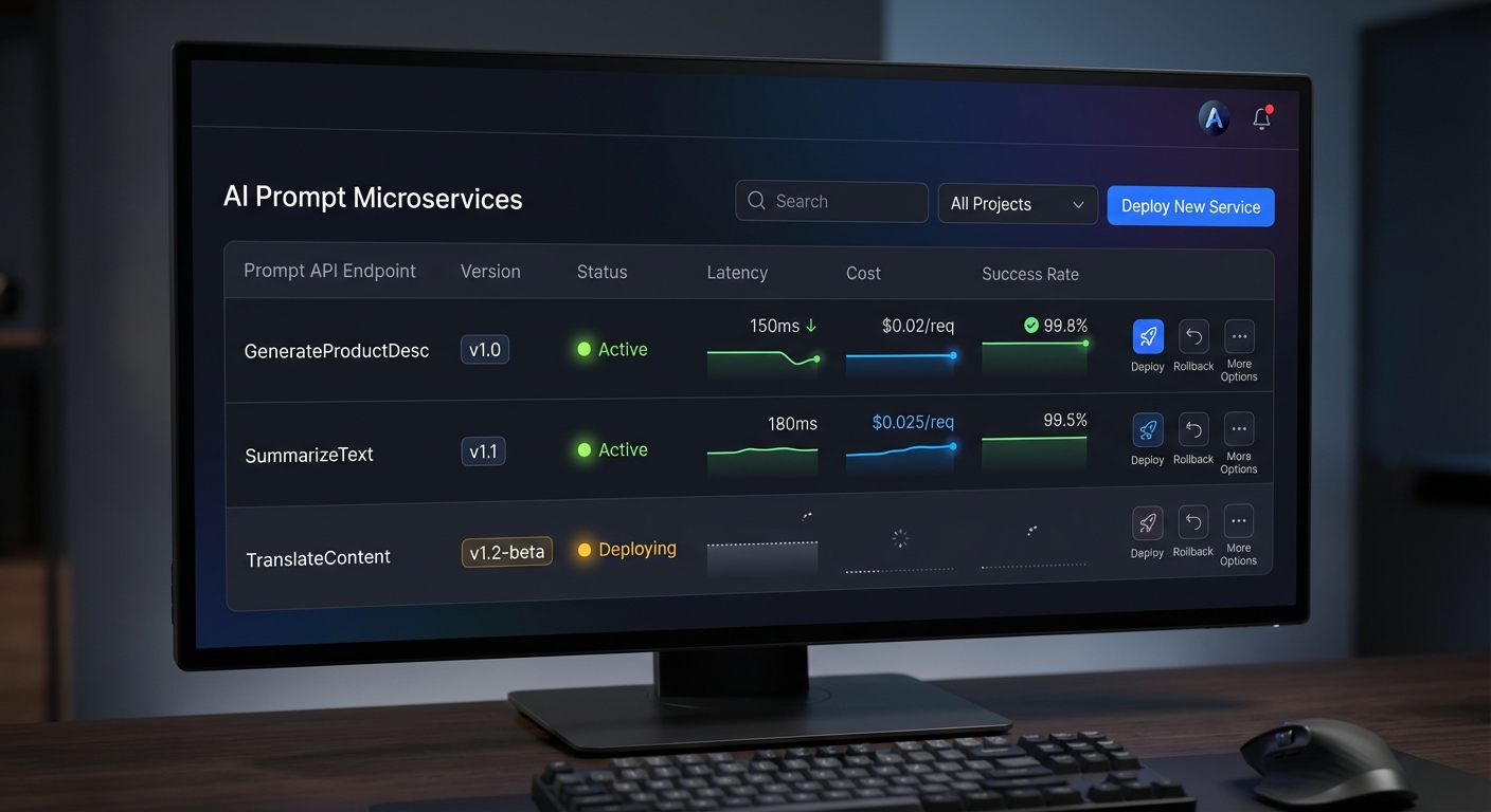 From Text to Tech: How to Deploy AI Prompts as Scalable Microservices