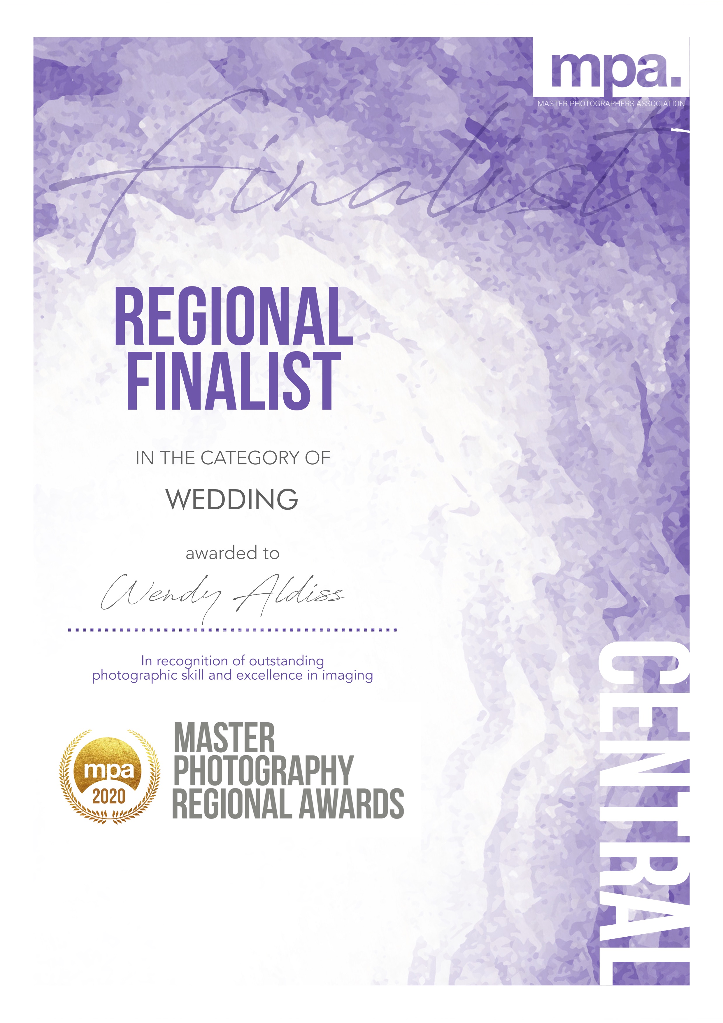 Wendy Aldiss Finalist