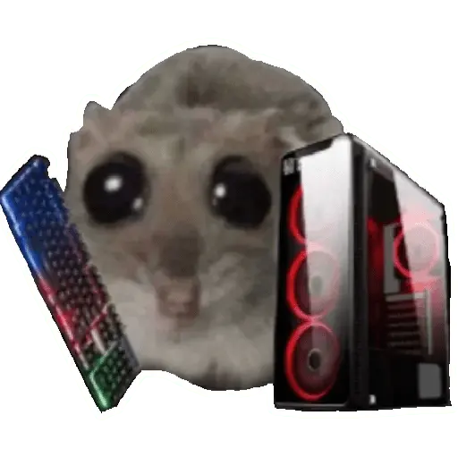 stickers_Rata_triste_Hámster_Memes_🐭🐹