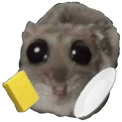 stickers_Rata_triste_Hámster_Memes_🐭🐹