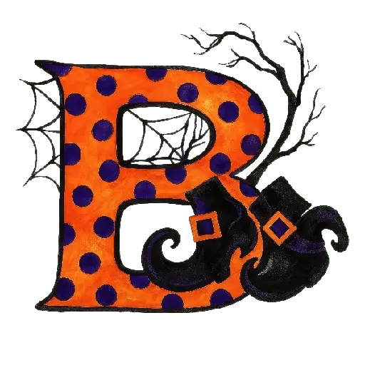 stickers_👻Halloween_letras_abecedario_🎃