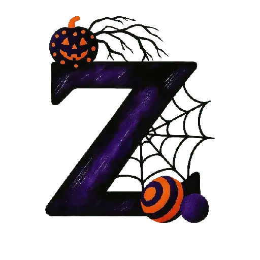 stickers_👻Halloween_letras_abecedario_🎃