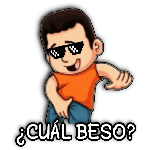 stickers_🔥¿Cuál_beso?/Agárrame_ésta!🔥