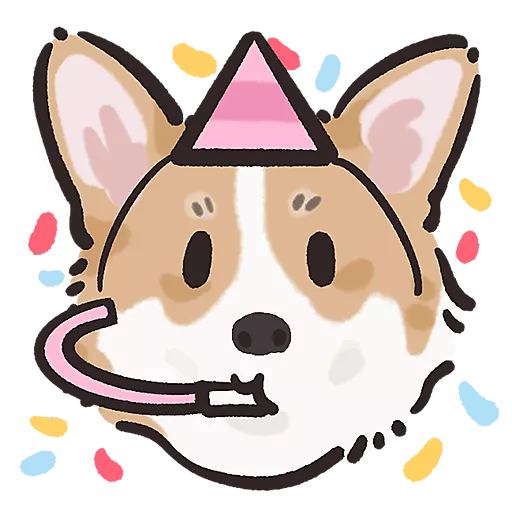 stickers_茶豬生日快樂