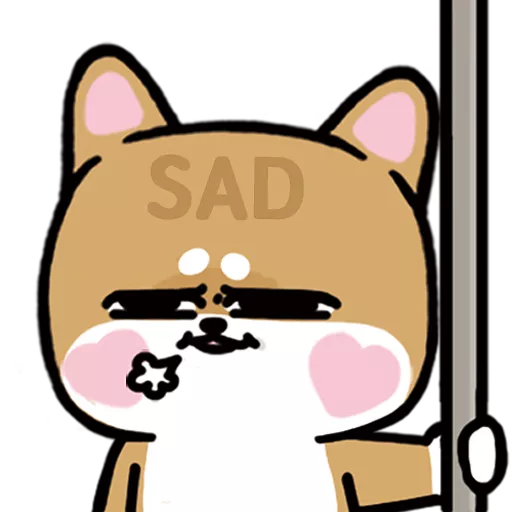 stickers_柴狗君-返工係我本份