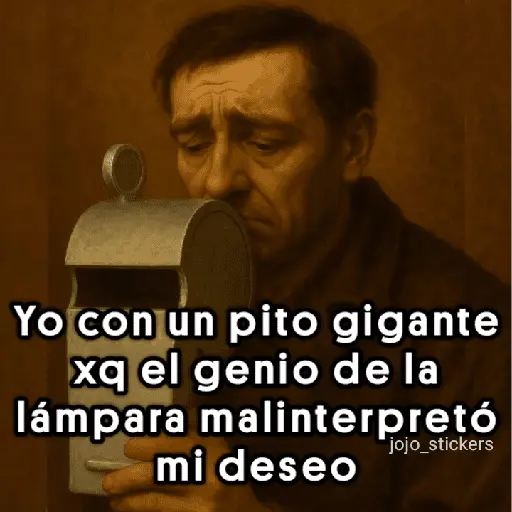 stickers_🧞♀️Genio_Malinterpretó_mi_deseo🧞♂️