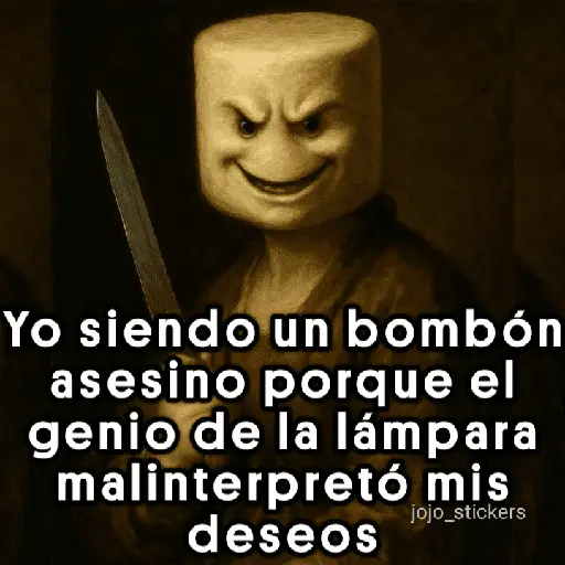 stickers_🧞♀️Genio_Malinterpretó_mi_deseo🧞♂️
