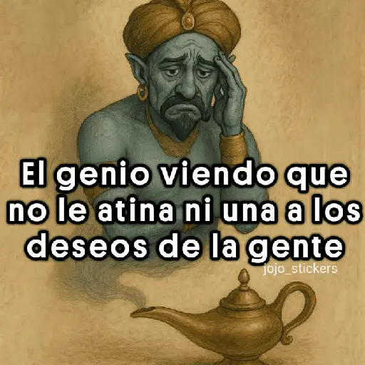 stickers_🧞♀️Genio_Malinterpretó_mi_deseo🧞♂️