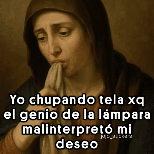 stickers_🧞♀️Genio_Malinterpretó_mi_deseo🧞♂️