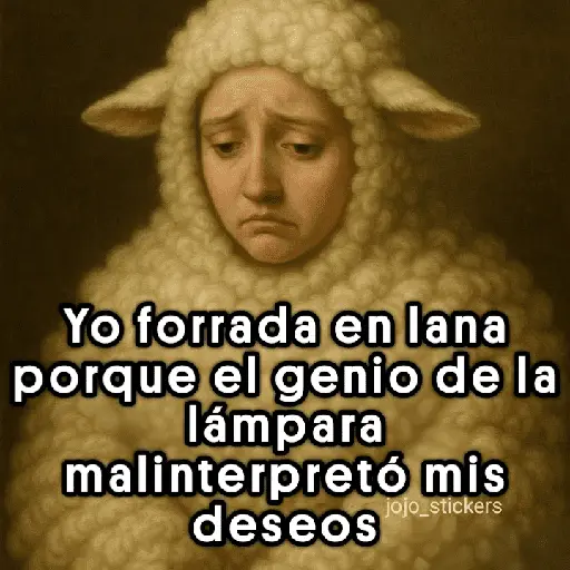 stickers_🧞♀️Genio_Malinterpretó_mi_deseo🧞♂️