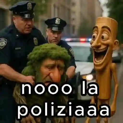 stickers_🚨_Noo_la_policía_noo🚨Brainrot