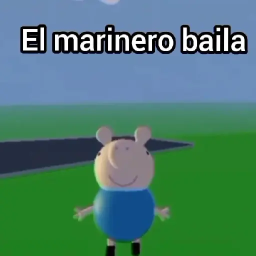stickers_George_pig_⛵El_marinero_baila🕺🏻