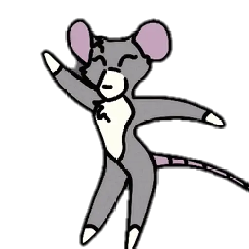 stickers_rata_bailando_