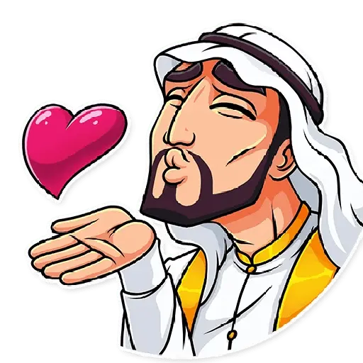 stickers_Árabe_frases_pal_chat_👳🏻📳