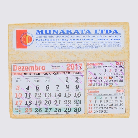 Calendário de Mesa Munataka Ltda. 2017 main photo of Calendário de Mesa Munataka Ltda. 2017