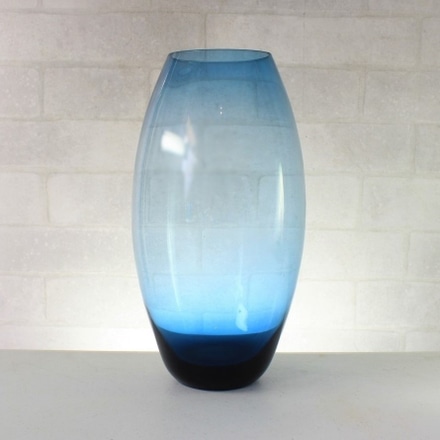 Vaso Vidro Oval Azul main photo of Vaso Vidro Oval Azul