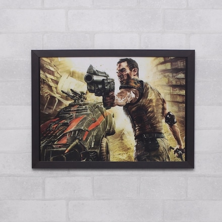 Quadro Super Herói e Carro de Combate main photo of Quadro Super Herói e Carro de Combate
