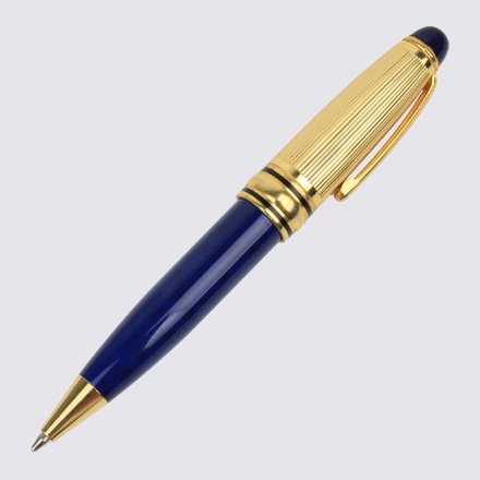 Caneta Esferográfica Azul Detalhes Dourado main photo of Caneta Esferográfica Azul Detalhes Dourado