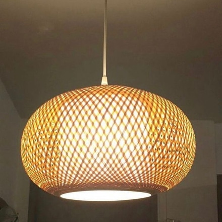 Luminária Pendente Rattan main photo of Luminária Pendente Rattan