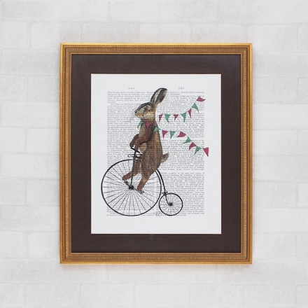 Quadro Coelho Ciclista de Bandeirinhas main photo of Quadro Coelho Ciclista de Bandeirinhas