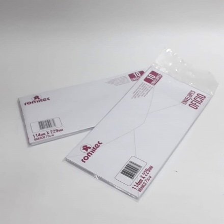 Pacote Envelope Ofício Branco main photo of Pacote Envelope Ofício Branco