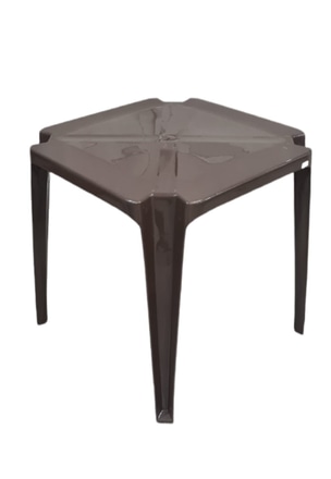 Mesa Plástica Monobloco Marrom main photo of Mesa Plástica Monobloco Marrom
