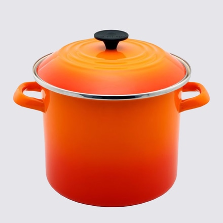 Caldeirão Stock Pot Le Creuset Laranja main photo of Caldeirão Stock Pot Le Creuset Laranja