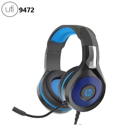 Fone de Ouvido HeadSet Preto Azul e Prata Hp main photo of Fone de Ouvido HeadSet Preto Azul e Prata Hp
