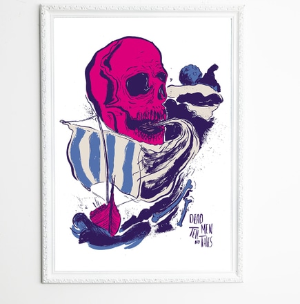 Quadro Dead Tell Men No Tales (Rosa) main photo of Quadro Dead Tell Men No Tales (Rosa)