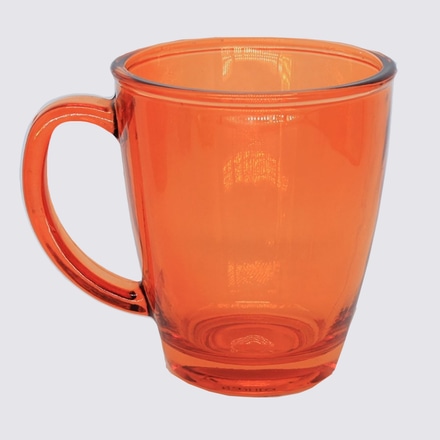 Caneca Vidro Laranja 370ml main photo of Caneca Vidro Laranja 370ml