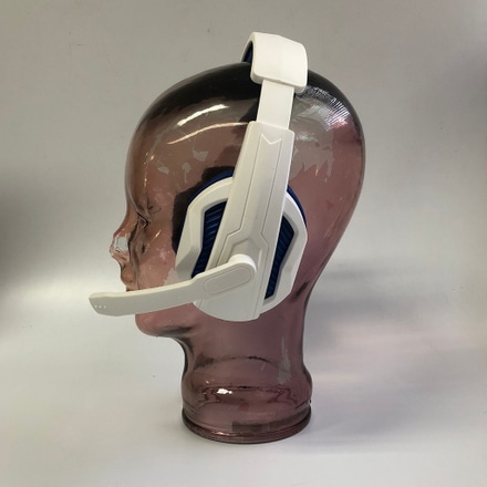 Fone de Ouvido Gamer Branco com Azul main photo of Fone de Ouvido Gamer Branco com Azul