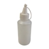 Frasco pequeno de álcool gel branco