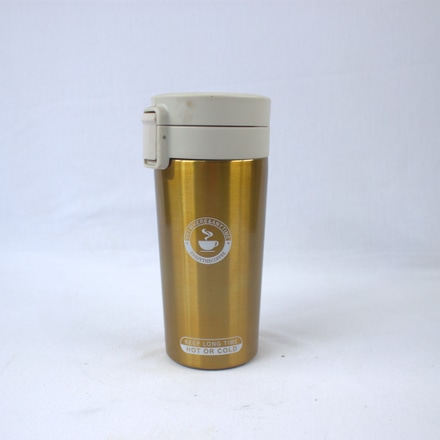 Garrafa Térmica Dourada Enjoy The Coffee main photo of Garrafa Térmica Dourada Enjoy The Coffee