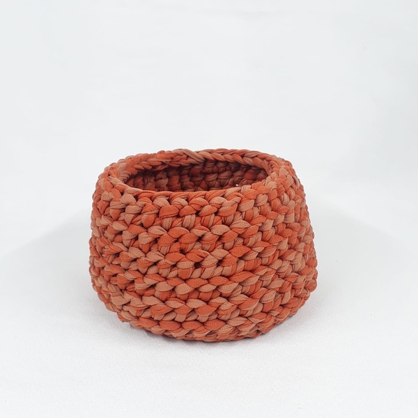 Cachepot de Macramê Algodão Terracota main photo of Cachepot de Macramê Algodão Terracota