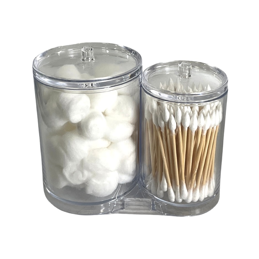 Clear Acrylic Q-Tip / Cotton Swab Storage Container – All About Tidy