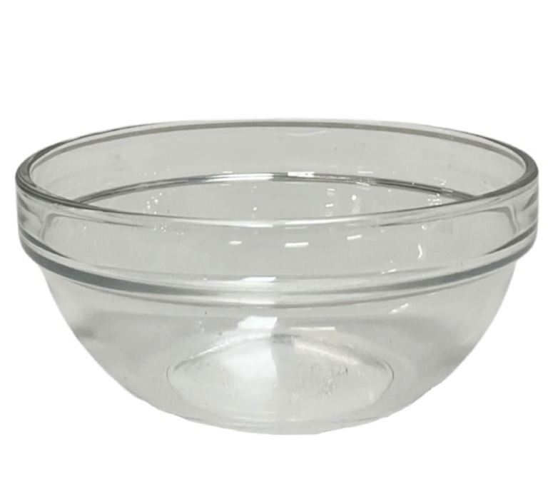 Glass, Mixing Bowl; faceted lip  For Rent in North Hollywood