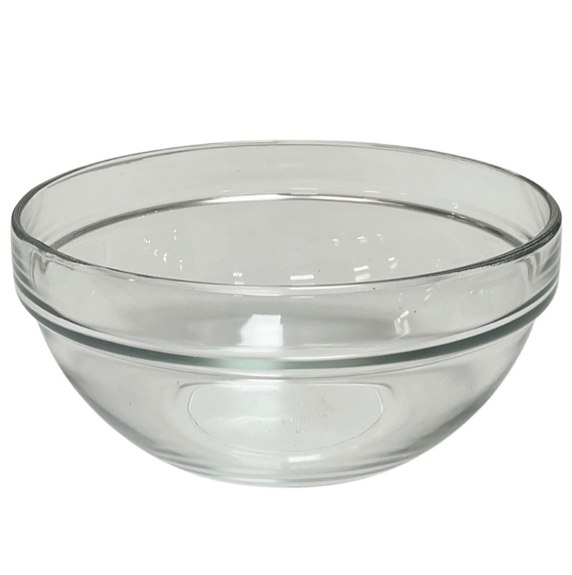 Glass, Mixing Bowl; faceted lip  For Rent in North Hollywood