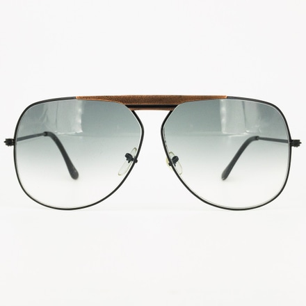 Vintage Black Large Square Aviator 62-7 main photo of Vintage Black Large Square Aviator 62-7