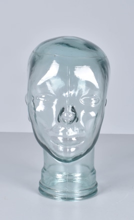 Clear Glass Display Head