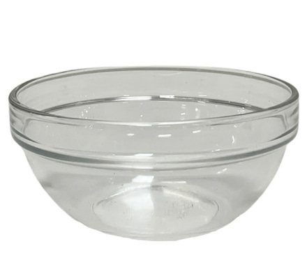 Large Glass Mixing Bowl With Pouring Lip 