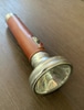 Vintage Flashlight w/ Leather Grip