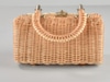 Wicker Purse with Beads