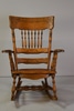 Pressed Back Spindle Rocking Chair
