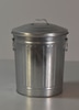 Galvanized Garbage Can w/ Lid