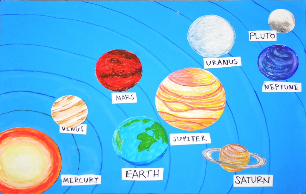 solar system project on saturn