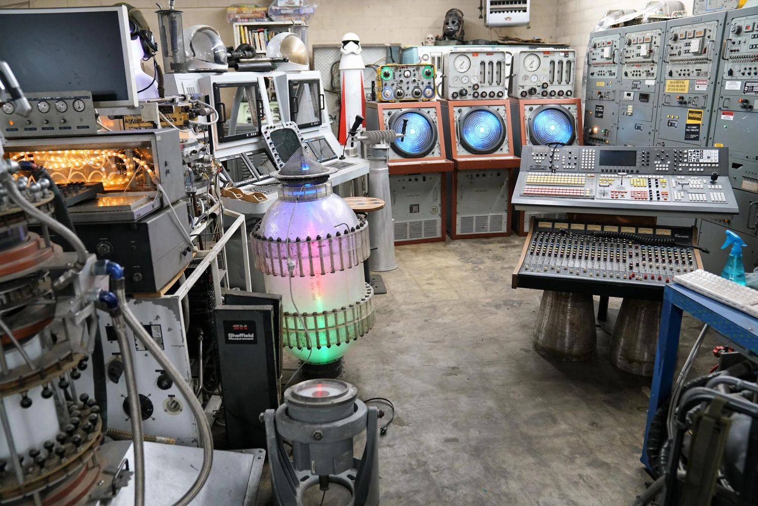 Tour the warehouse containing iconic sci-fi movie props