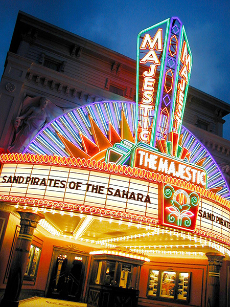 Custom Neon Sign Fabrication for The Majestic Film