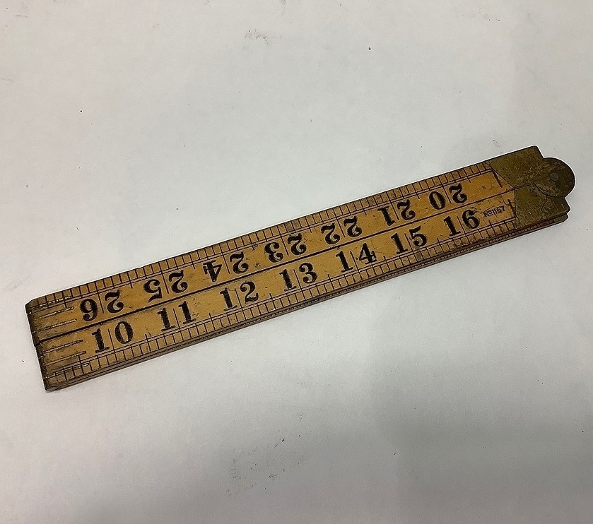 Vintage Wooden Ruler 